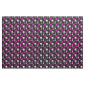 Skully (Hot Pink) Stof (Yard (91,4 cm))