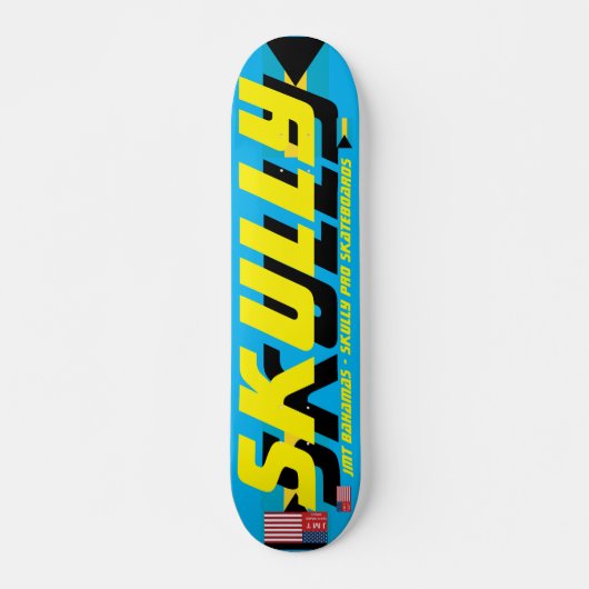 SKULLY JMT ST.LUCIA 7 3/4" Skateboard Dek (Voorkant)