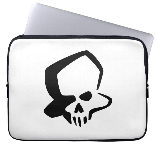 Skully Laptoptas Laptop Sleeve (Voorkant)