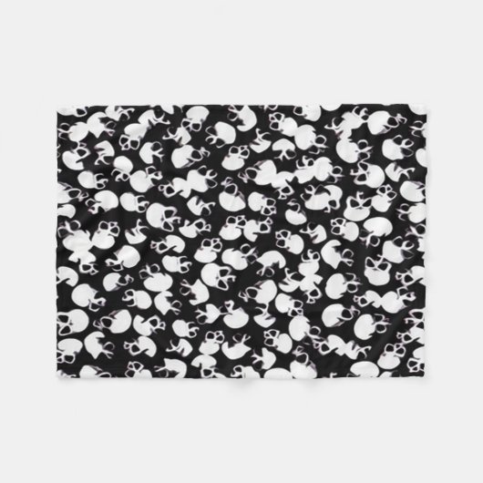 Skully Mass Burial Fleece Deken (Voorkant (Horizontaal))