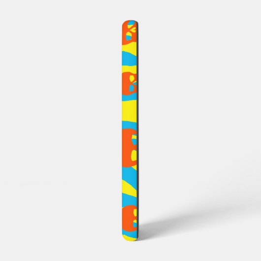 Skully Mod Zebra Samsung Galaxy Hoesje (Linkerkant)