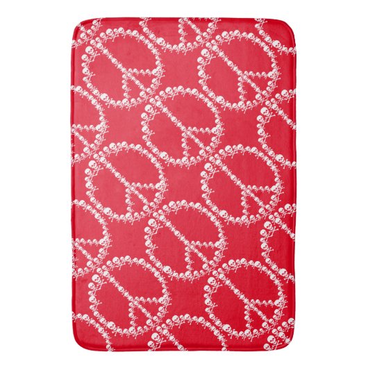 Skully Peace Badmat (Voorkant Verticaal)