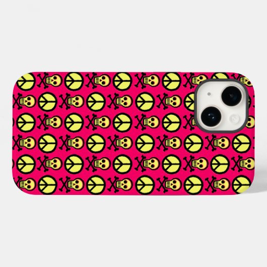 Skully Peace Case-Mate iPhone Case (Achterkant (horizontaal))