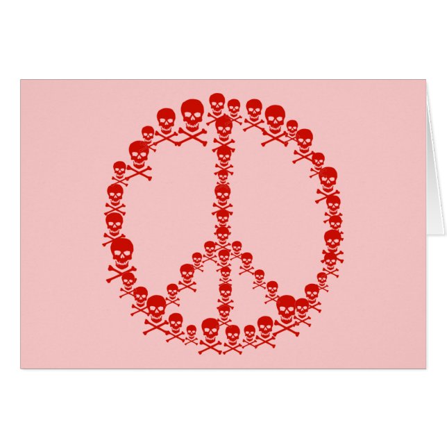 Skully Peace Sign (Voorkant Horizontaal)