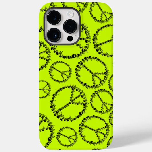 Skully Peace Sign Case-Mate iPhone Case (Achterkant)