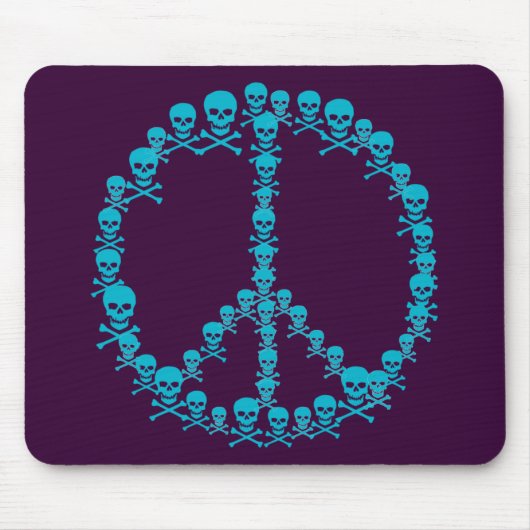 Skully Peace Sign Muismat (Voorkant)