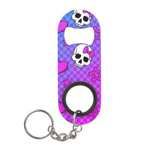 Skully Pop Kawaii Mini Flessenopener (Voorkant)