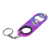 Skully Pop Kawaii Mini Flessenopener (Voorkant Gekanteld)