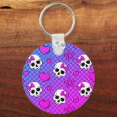 Skully Pop Kawaii Sleutelhanger (Achterkant)