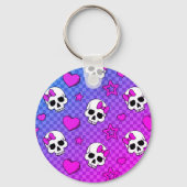 Skully Pop Kawaii Sleutelhanger (Achterkant)