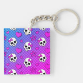 Skully Pop Kawaii Sleutelhanger (Achterkant)
