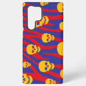 Skully Pop Zebra Samsung Galaxy Hoesje (Achterkant)