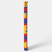 Skully Pop Zebra Samsung Galaxy Hoesje (Linkerkant)