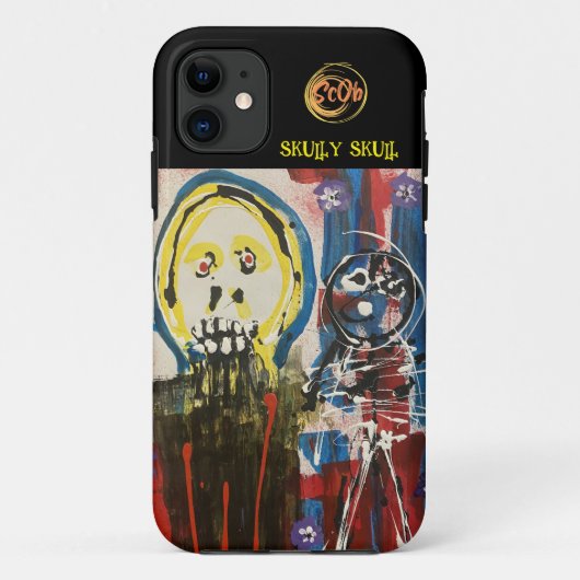 Skully Skull IPhone Case (Achterkant)