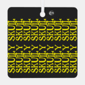 Skully Skull Metal Car Ornament (Achterkant)