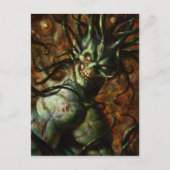 Skully Tentacle Head Briefkaart (Voorkant)