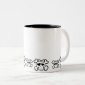 Skully Tweekleurige Koffiemok (Voorkant rechts)