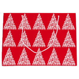 Skully Xmas Tree Large Cadeautasje