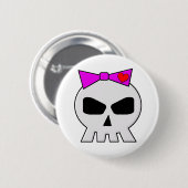 SkullyBow-220 Ronde Button 5,7 Cm (Voorkant /achterkant)