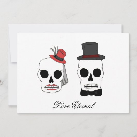 Skully's Wedding Invitations 2, Love Eternal Kaart (Voorkant)