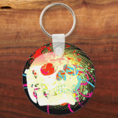 skullz. hi-fi. sleutelhanger (Voorkant)