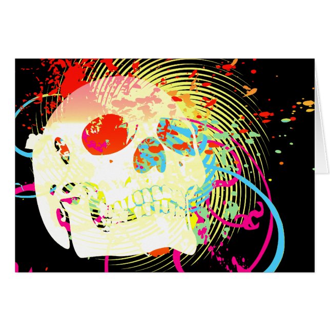 skullz. omhoog verdraaide pijlen. (Voorkant Horizontaal)