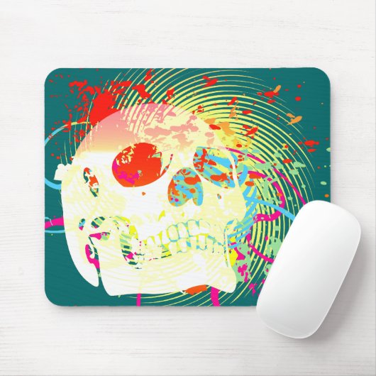 skullz. omhoog verdraaide pijlen. muismat (Met muis)