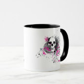 skullz. rechte verdraaide pijlen. mok (Voorkant rechts)