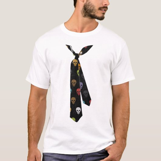 Skullz Stropdas T-shirt (Voorkant)