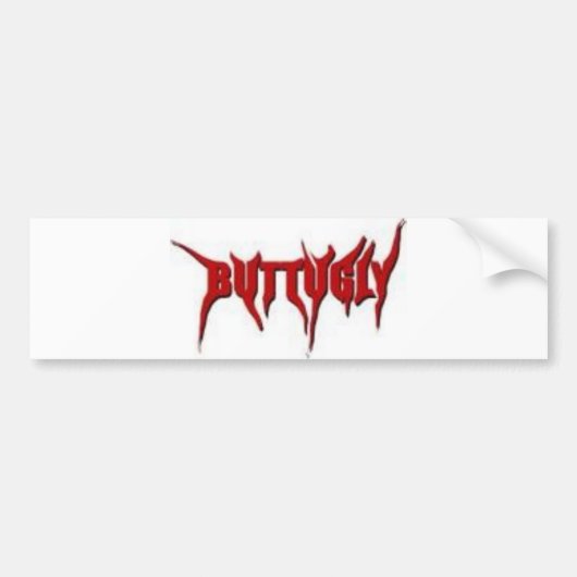 Skum Metal. Bumpersticker (Voorkant)
