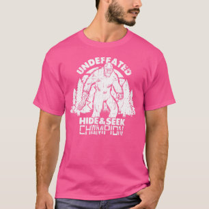 Skunk Ape ongeslagen Verberg Kampioen Cryptid T-shirt