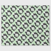 Skunk Baby shower Green Cadeaupapier (Vlak)