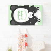 Skunk Baby shower Green Spandoek (Insitu)