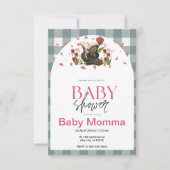 Skunk Baby shower Invitation Kaart (Voorkant)