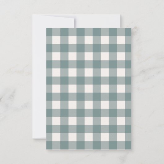 Skunk Baby shower Invitation Kaart (Achterkant)