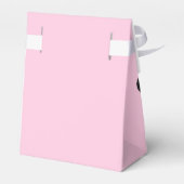 Skunk Baby shower Roze Bedankdoosjes (Achterkant)