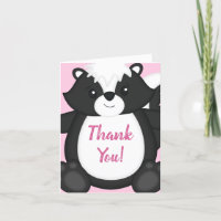 Skunk Baby shower Roze