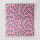 Skunk Baby shower Roze Plaatskaartje (Binnenkant ongevouwen)