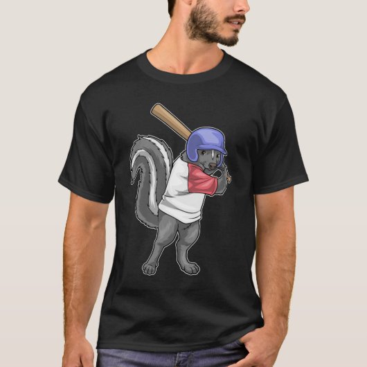 Skunk Baseball Bat T-shirt (Voorkant)