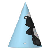 Skunk Birthday Party Blue Feesthoedjes (Links)