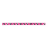 Skunk Birthday Party Kinder roze satin Ribbon Satijnen Lint (Voorkant)