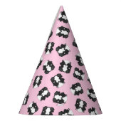 Skunk Birthday Party Pink Feesthoedjes (Links)
