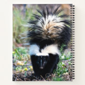 Skunk Black and White Notitieboek (Achterkant)