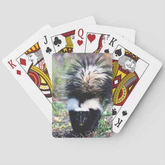 Skunk Black and White Pokerkaarten (Achterkant)