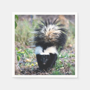 Skunk Black and White Servet