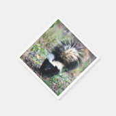 Skunk Black and White Servet (Hoek)