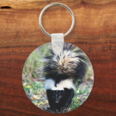 Skunk Black and White Sleutelhanger (Voorkant)
