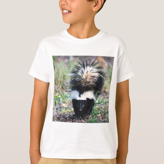 Skunk Black and White T-shirt (Voorkant)