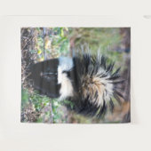 Skunk Black and White Wandkleed (Voorkant (horizontaal))