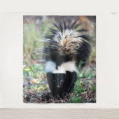 Skunk Black and White Wandkleed (Voorkant)